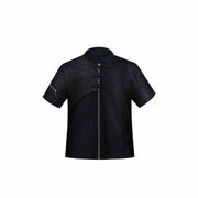 buckle padded shoulder T-shirt, view 5 - MRSLM