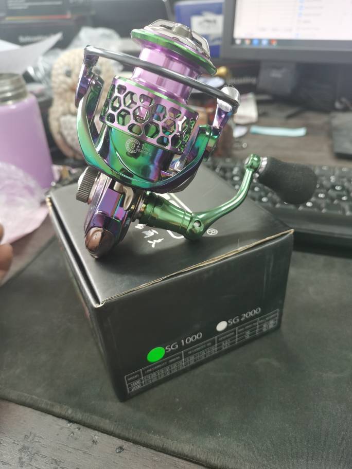 all-metal spinning fishing reel, view 6 - MRSLM