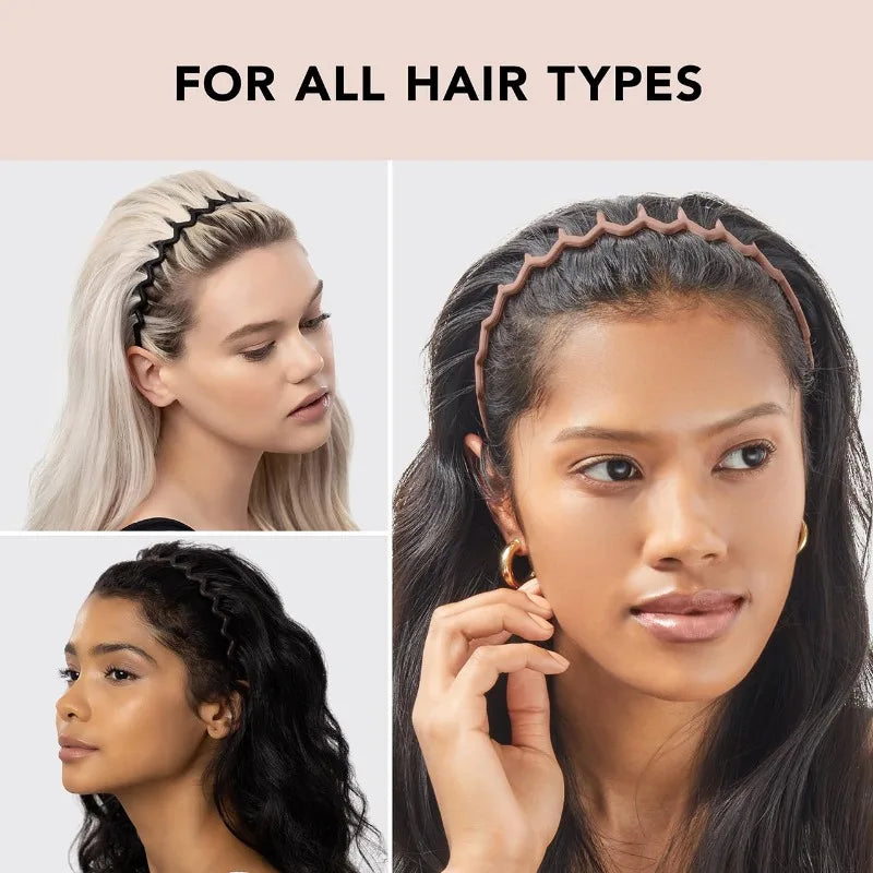 wavy 90s hairbands set of 2, view 7 - MRSLM