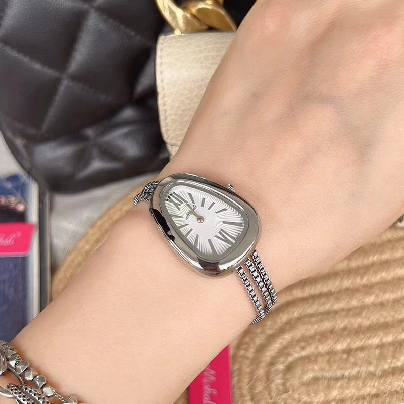 snake head tassel chain watch, view 6 - MRSLM
