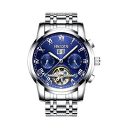 men's luminous hollow automatic mechanical watch, view 5 - MRSLM