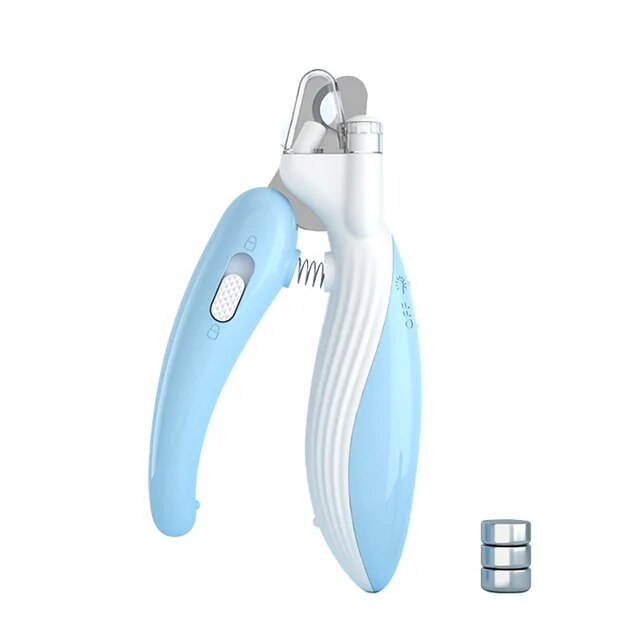 Pet nail clippers with LED light, view 3 - MRSLM