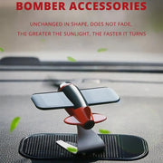 solar airplane car air freshener, view 5 - MRSLM