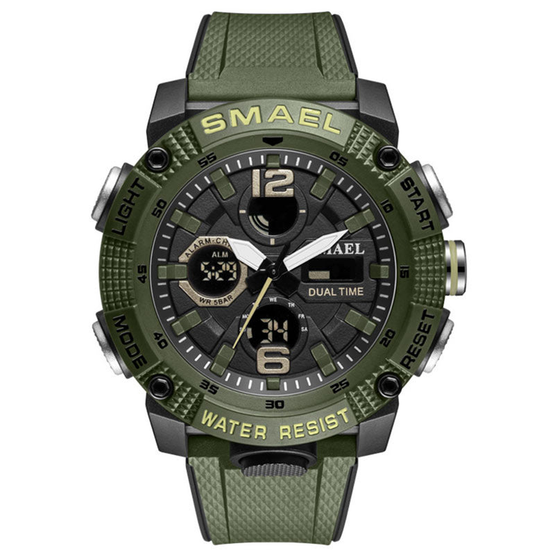 men's luminous sports watch, view 2 - MRSLM