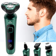 usb rechargeable electric shaver with lcd display, view 3 - MRSLM