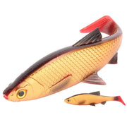 3D river roach paddle tail fishing lure, view 3 - MRSLM