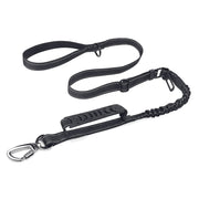 no-pull reflective bungee dog leash, view 2 - MRSLM