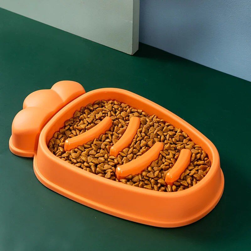 carrot design slow feeder bowl - MRSLM