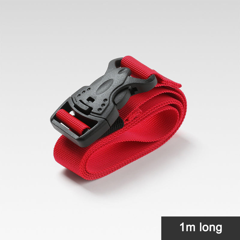 nylon cargo tie down strap with cam buckle, view 3 - MRSLM