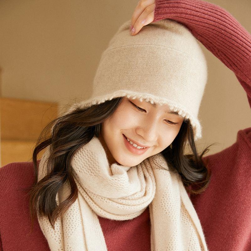 cashmere knit hat, view 7 - MRSLM