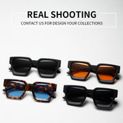 retro oversize square sunglasses, view 10 - MRSLM