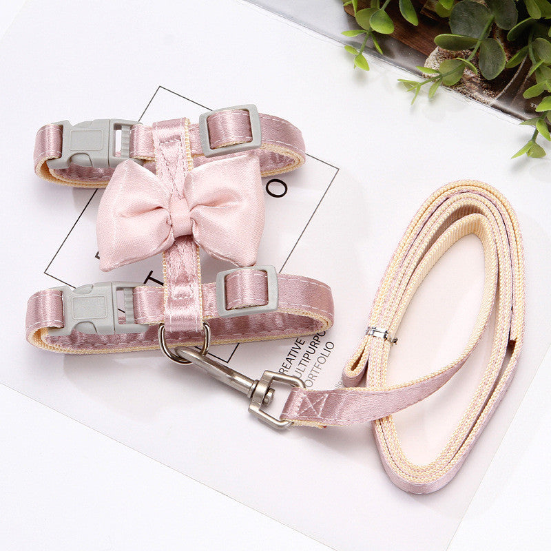adjustable cat harness and leash set, view 6 - MRSLM