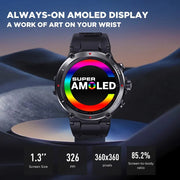gps smartwatch with amoled display, view 5 - MRSLM