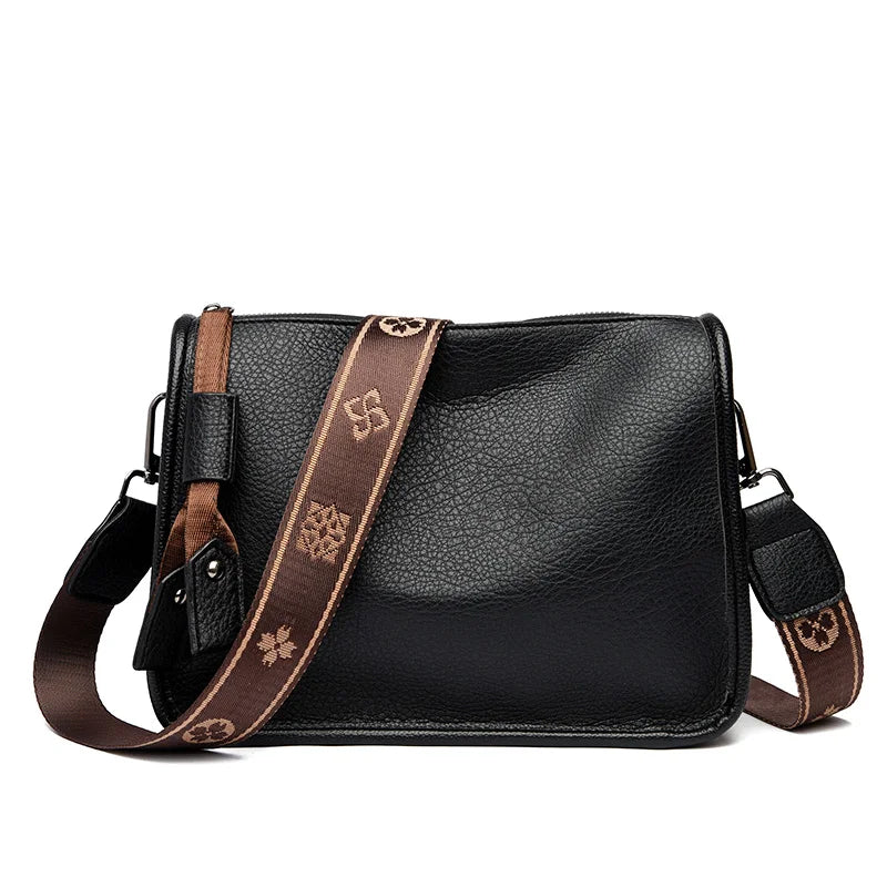 cowhide leather tote bag, view 2 - MRSLM