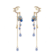 gold ear bone clip no piercing, view 6 - MRSLM