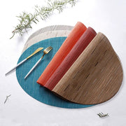 Bamboo oval placemats - MRSLM