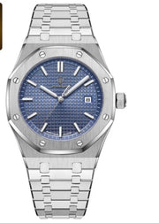men's luminous calendar quartz watch, view 2 - MRSLM
