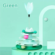 cat turntable ball toy, view 4 - MRSLM