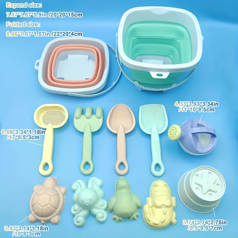 kids beach sand toys set, view 8 - MRSLM