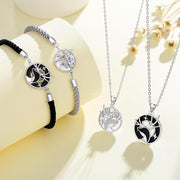 sterling silver couple bracelet, view 4 - MRSLM