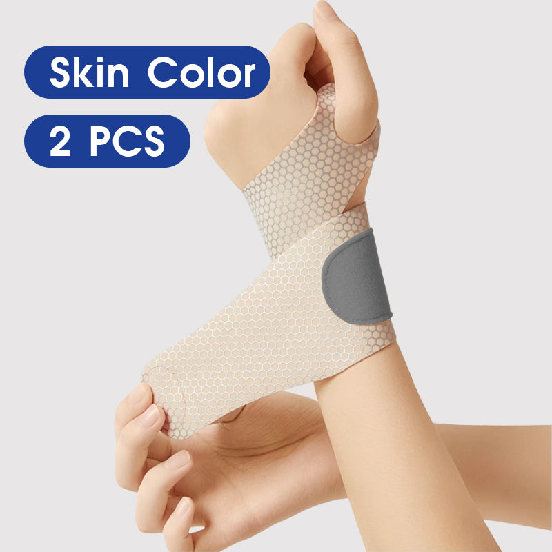 adjustable elastic wrist support, view 3 - MRSLM