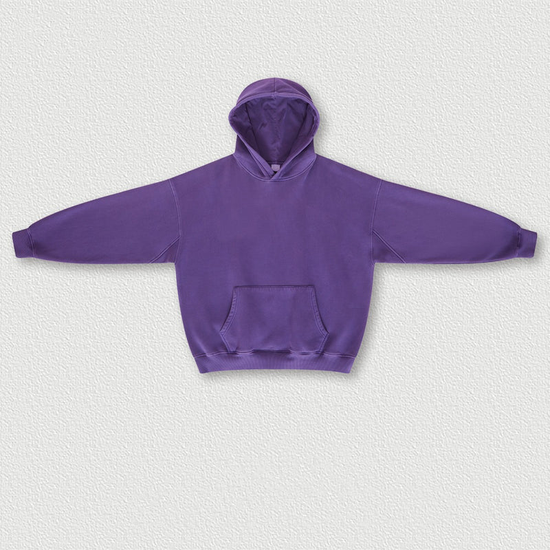 washed padded hooded sweatshirt, view 8 - MRSLM
