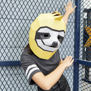 sloth cardboard party mask, view 4 - MRSLM
