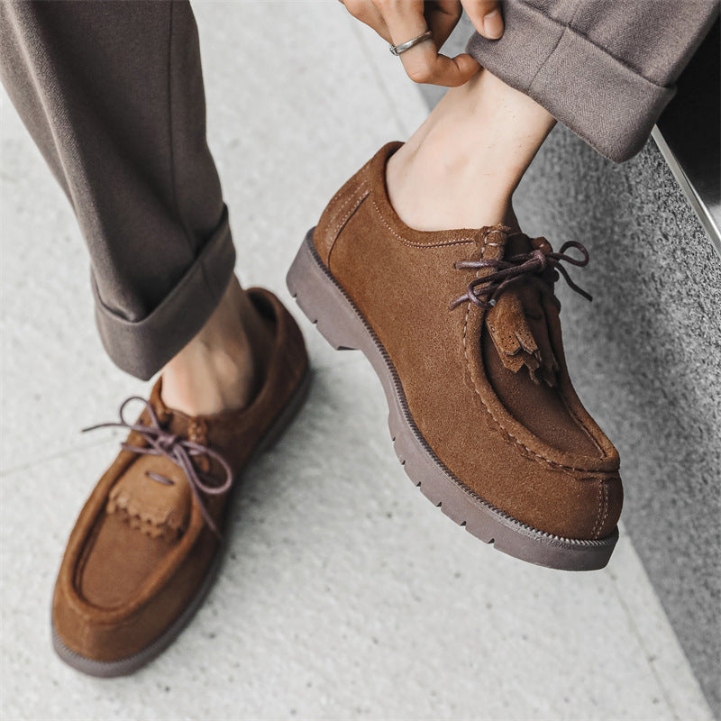 men's vintage suede loafers, view 10 - MRSLM