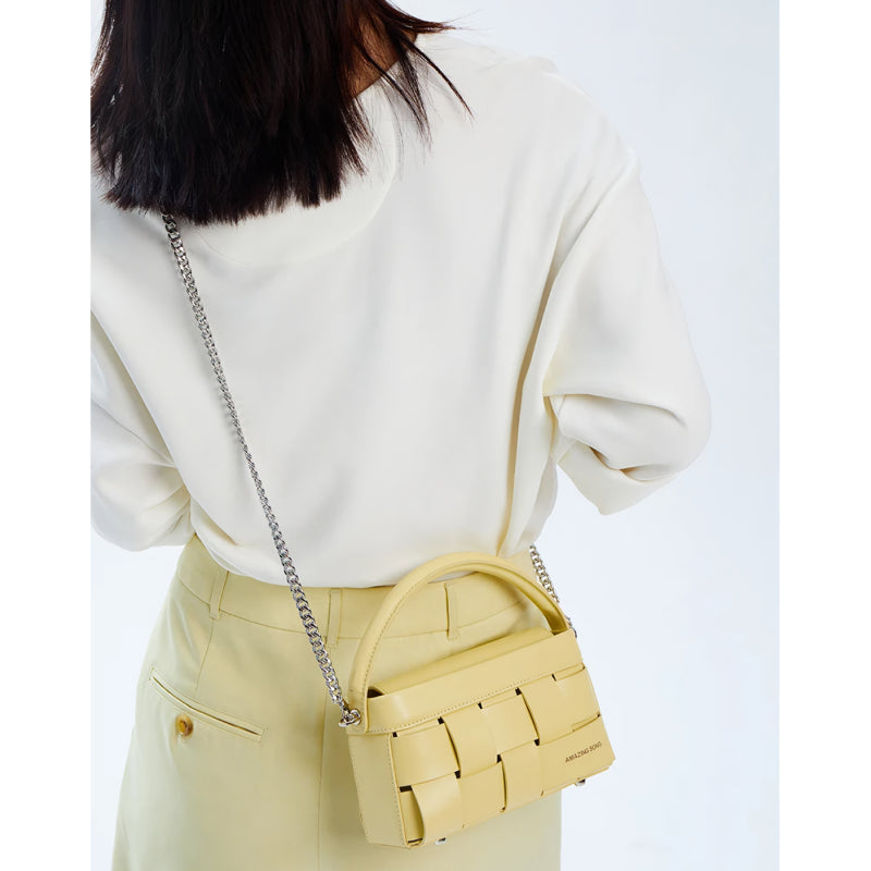 Woven crossbody bag, view 6 - MRSLM