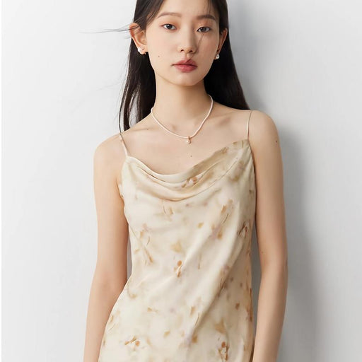 mid-length floral sling dress - MRSLM