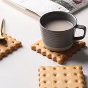 Natural wooden cookie coaster, view 2 - MRSLM