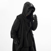 men's loose hooded work top, view 3 - MRSLM