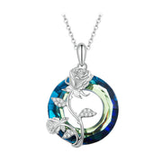zircon vintage pendant necklace, view 3 - MRSLM
