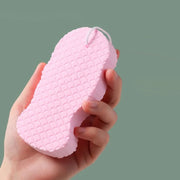 3D fish scale bath sponge, view 2 - MRSLM
