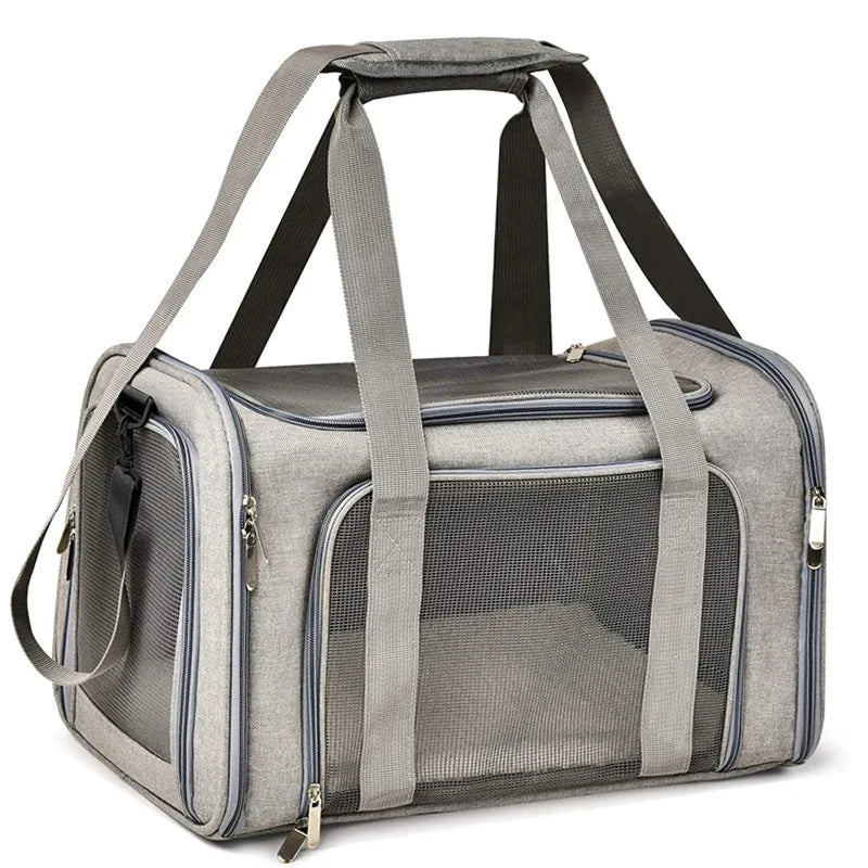 Pet carrier bag for small dogs and cats, view 9 - MRSLM