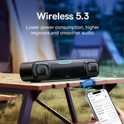 portable bluetooth soundbar speaker, view 6 - MRSLM