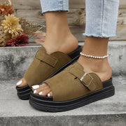 Buckle flat non-slip sandals, view 7 - MRSLM