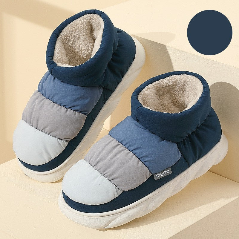 men's velvet home cotton shoes, view 6 - MRSLM