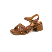 buckle leather sandals, view 19 - MRSLM