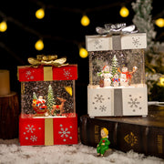 christmas gift box crystal ball lamp, view 2 - MRSLM