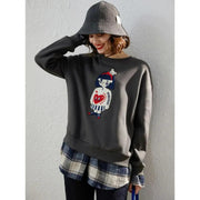 Patchwork checkered hoodie, view 3 - MRSLM