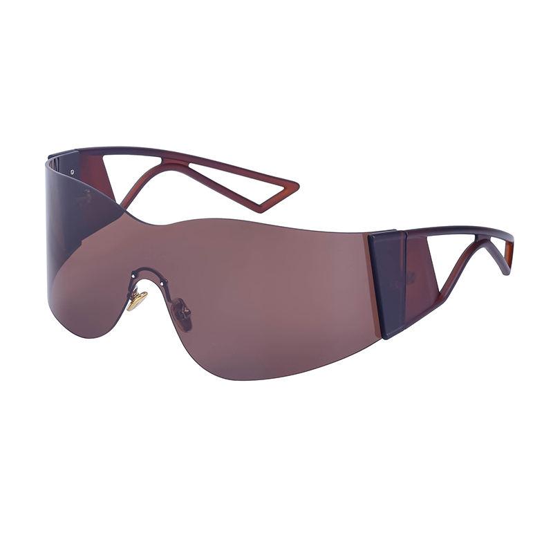 oversized rimless sunglasses, view 4 - MRSLM