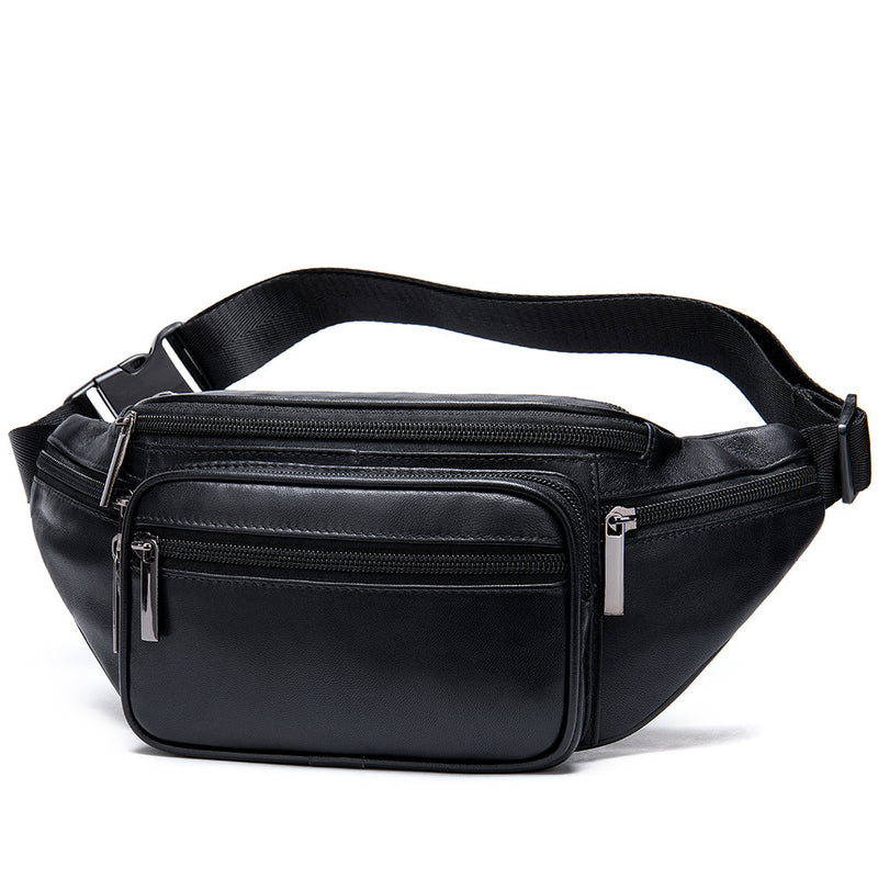 Men's leather belt bag, view 3 - MRSLM