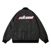 men's loose PU leather jacket, view 2 - MRSLM