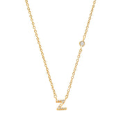 letter pendant necklace, view 24 - MRSLM