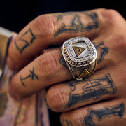 s925 silver eye of god vintage ring - MRSLM