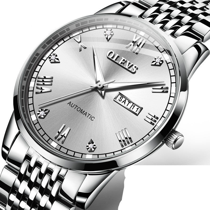 men's automatic calendar watch, view 7 - MRSLM