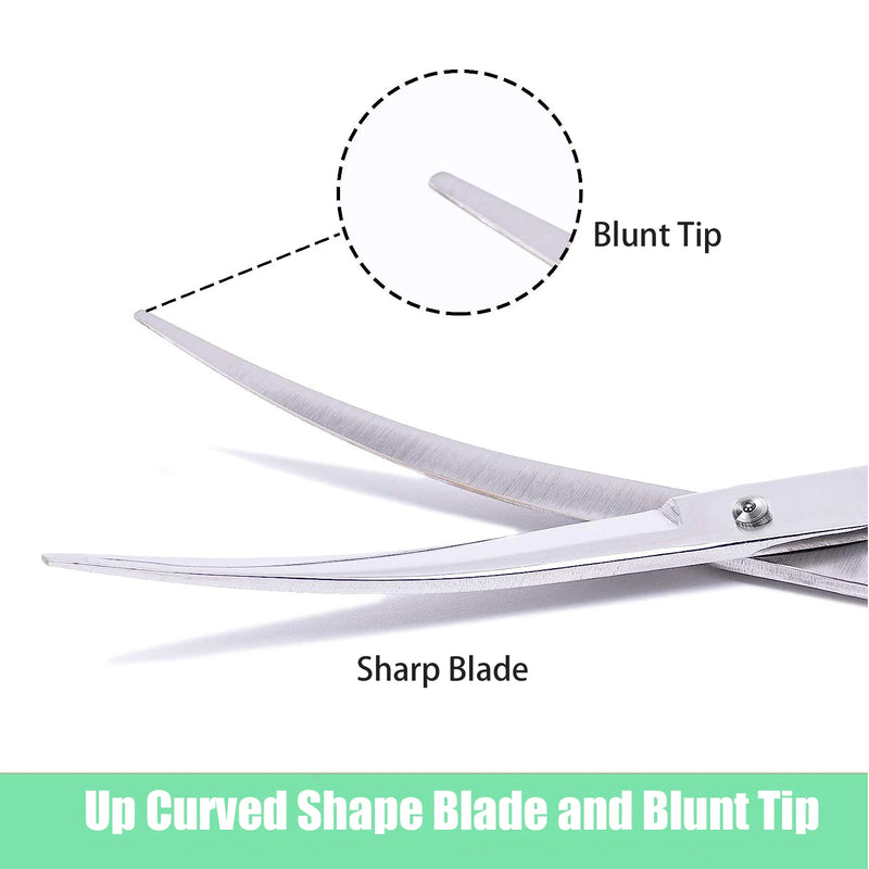 stainless steel pet grooming scissors, view 5 - MRSLM