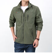 men's nylon shell jacket, view 8 - MRSLM
