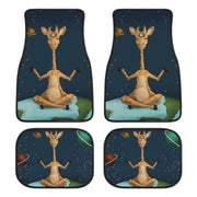 giraffe print car floor mats, view 3 - MRSLM